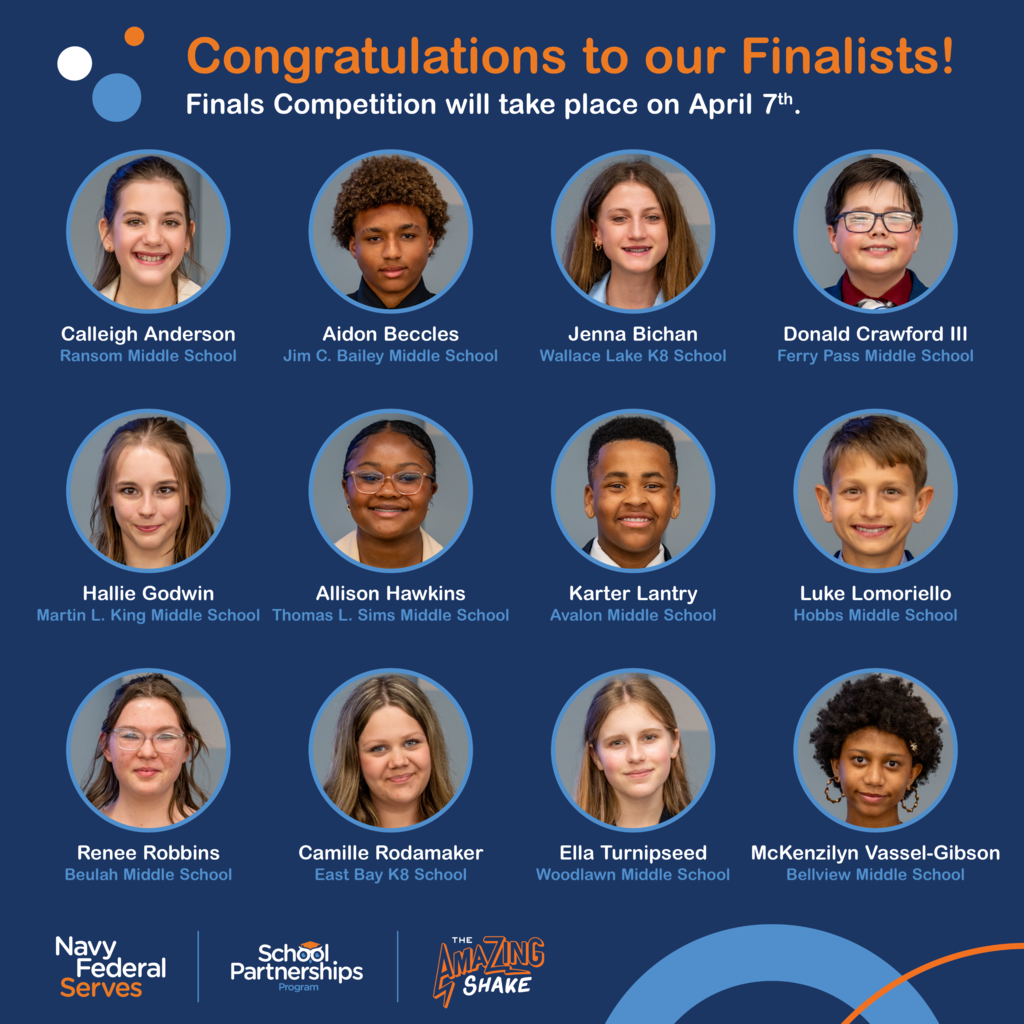 Amazing Shake Finalists for Santa Rosa and Escambia Counties