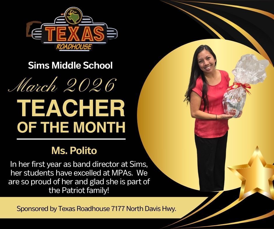 Teacher of the Month