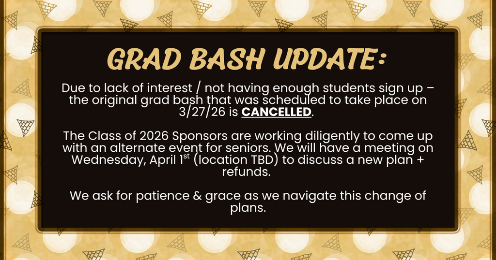 Grad Bash update