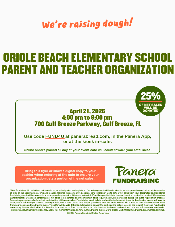Panera Spirit Night
