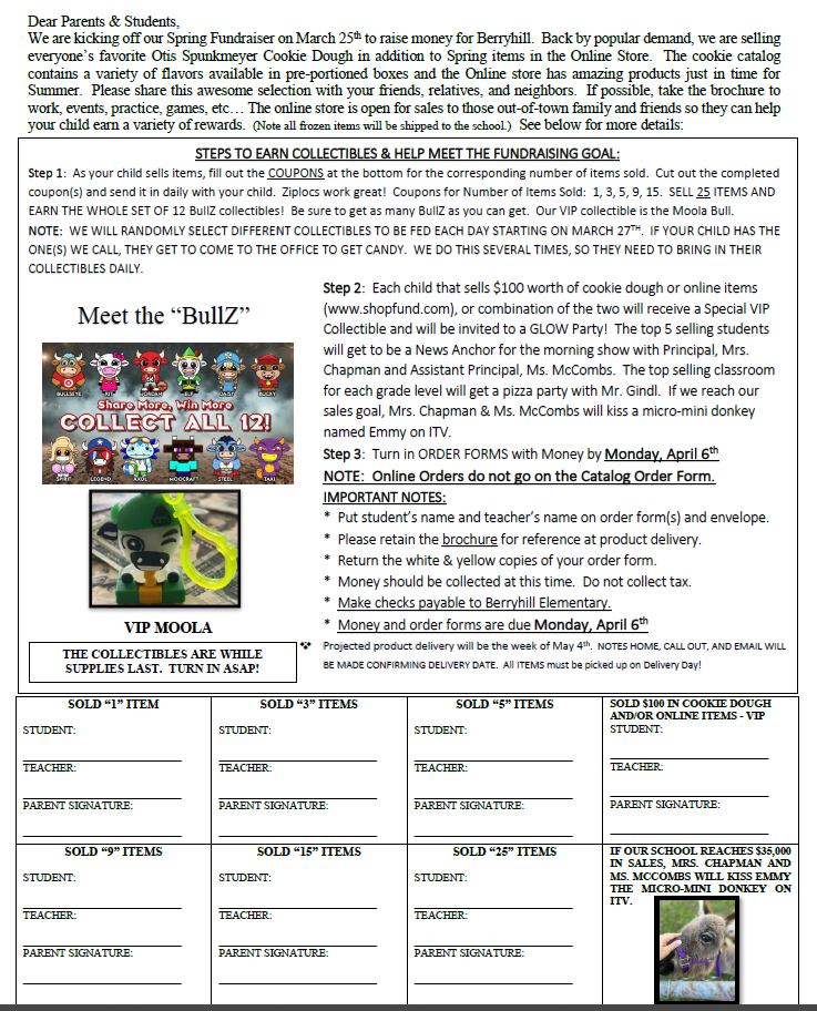 Parent Letter Page 1