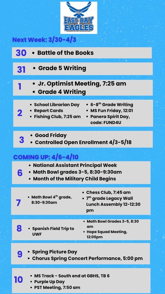 Sunday Announcements