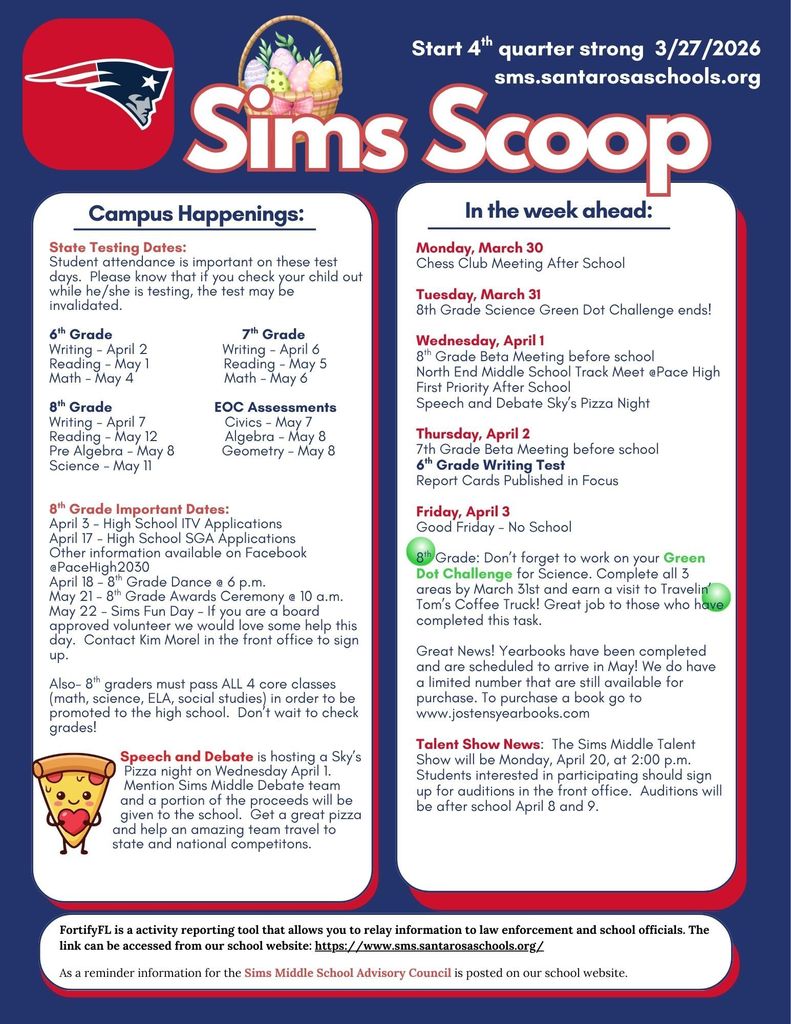 The Week of March 30-April 3