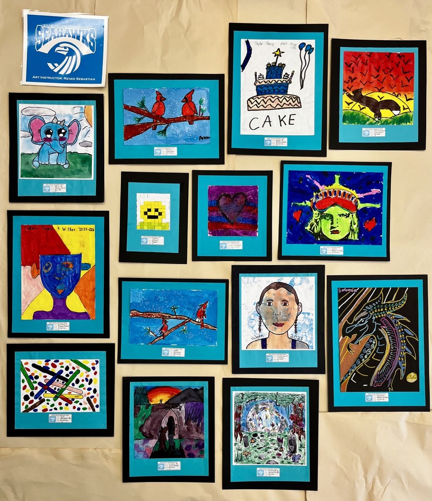 Seahawk Art Display