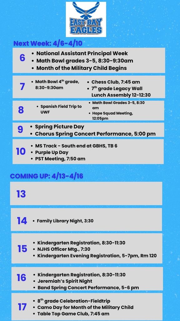 Sunday Announcements