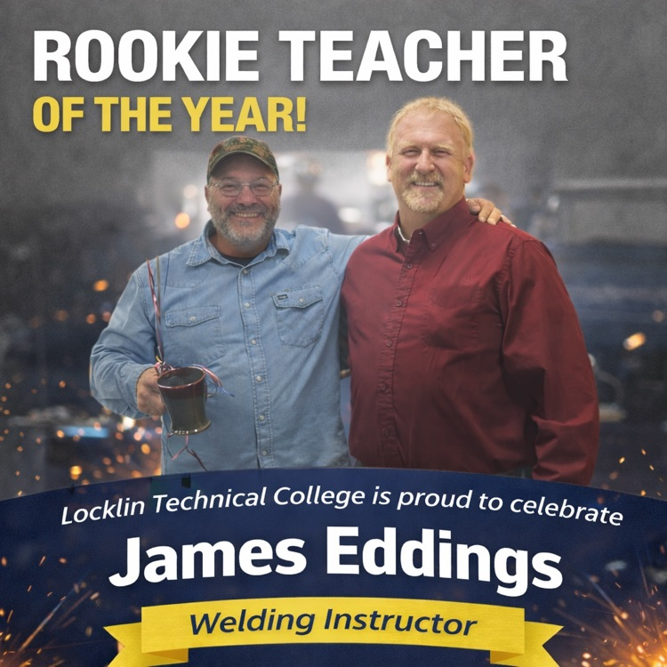 welding instructor rookie teacher of the year 