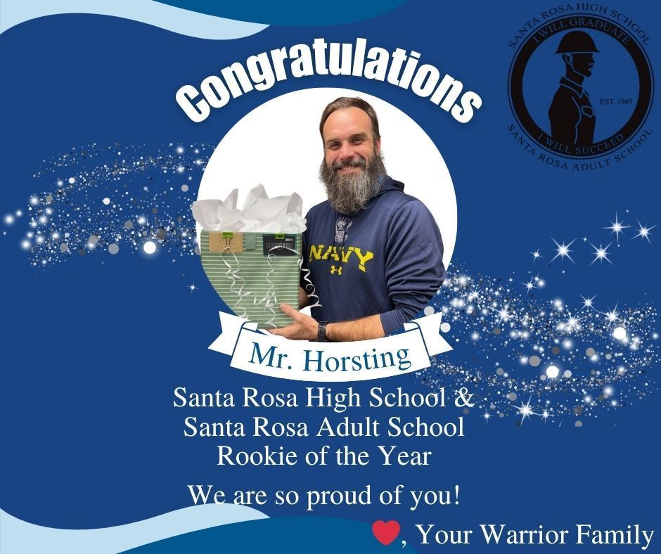 Mr. Horsting - Rookie of the Year