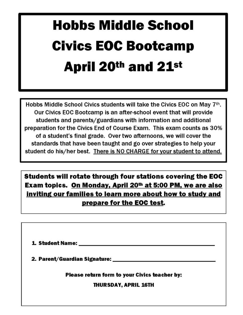 civics EOC bootcamp