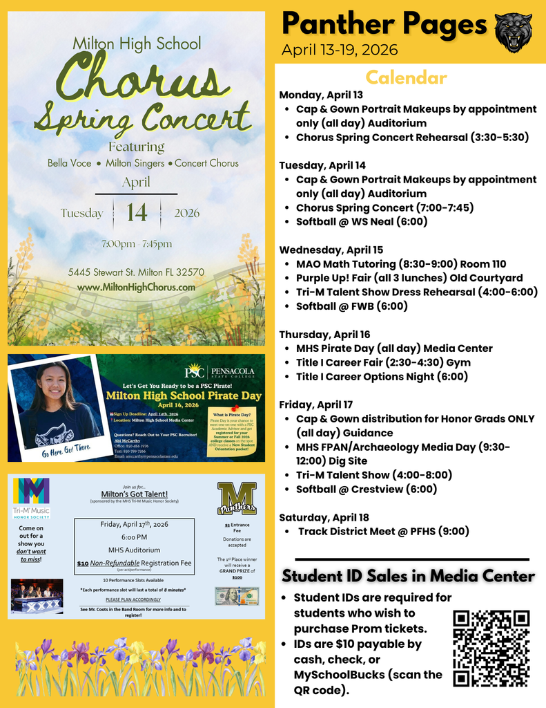 Panther Pages Newsletter 0413-0419