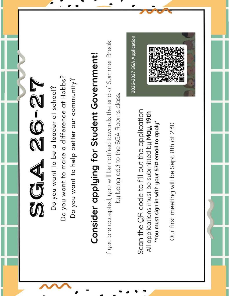 7th and 8th grade elective selection cards