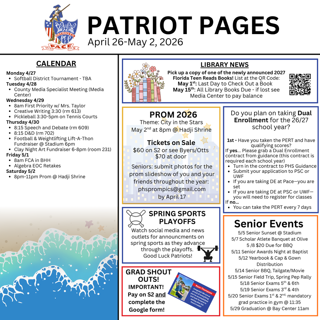 pace high weekly report 