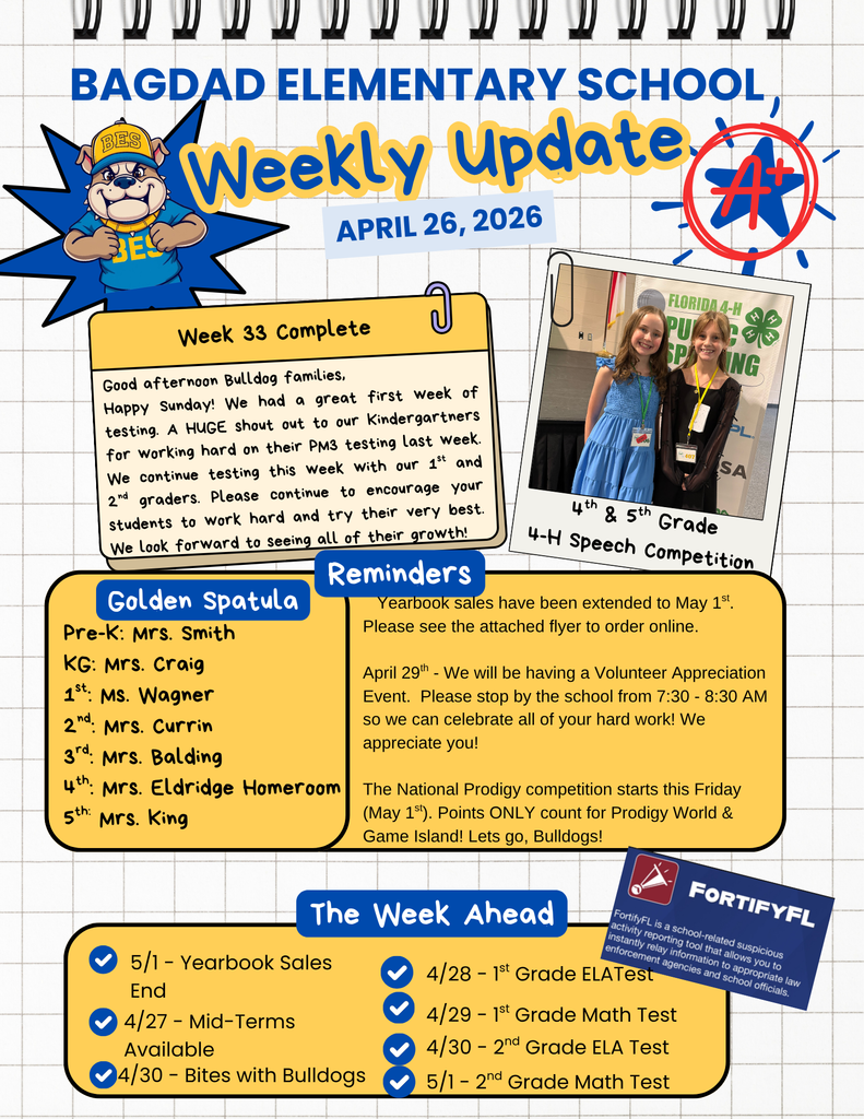 Weekly Update 4-26-26
