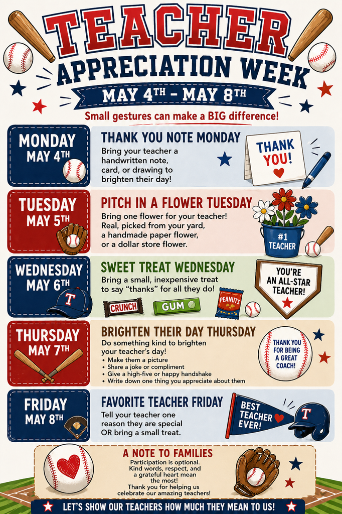 Teacher Appreciation Week Flyer