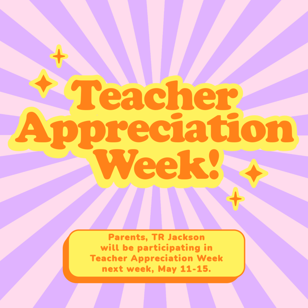 teacher appreciation week will be next week may 11-15 this year