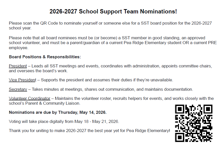 SST Nominations 