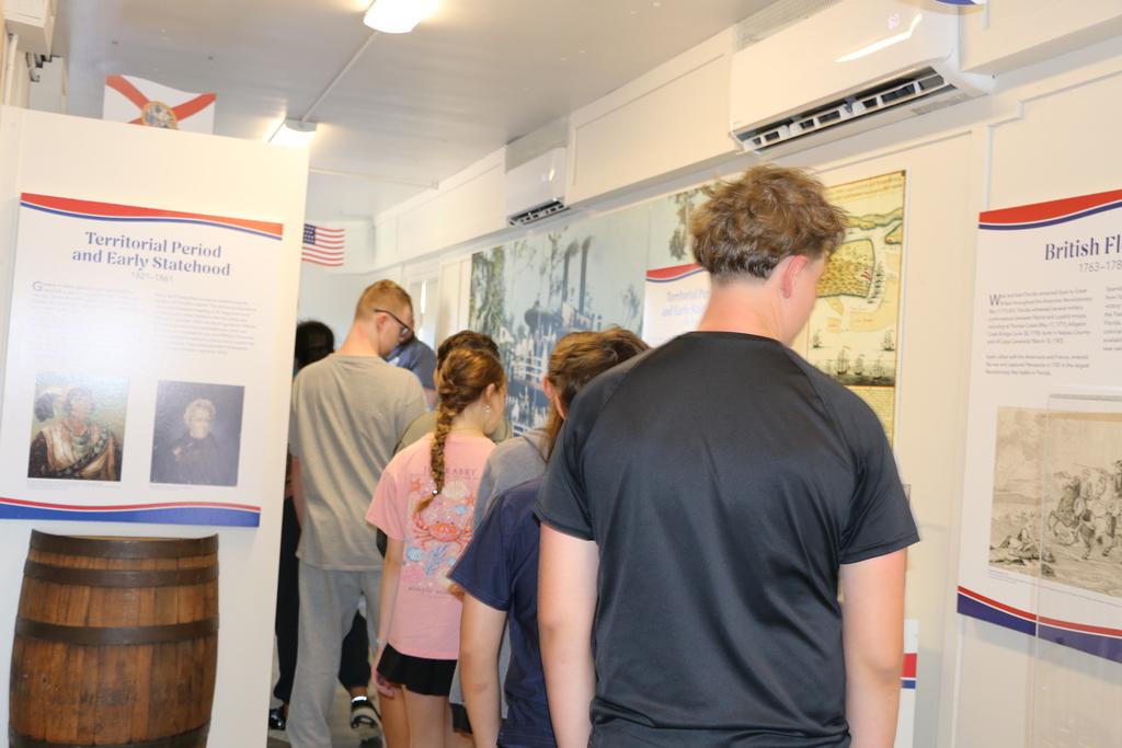 students learning