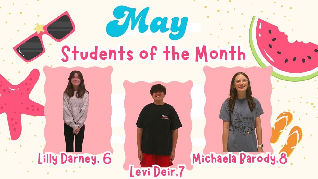 May Student of the Month