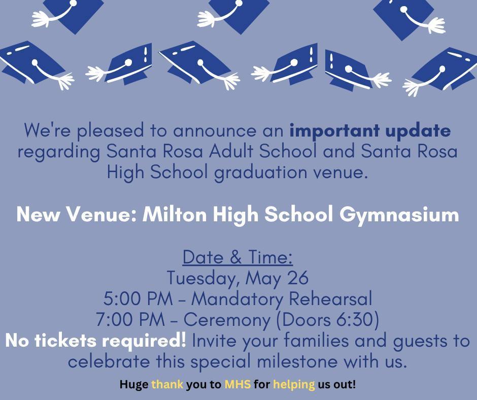 Venue Change