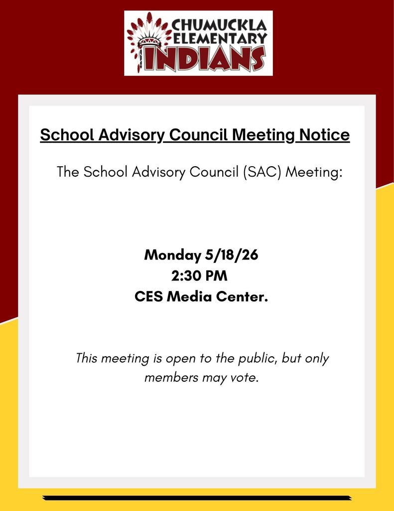 SAC Meeting Reminder