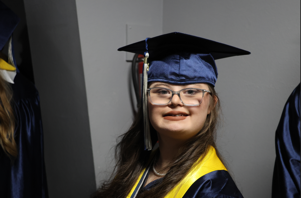 student graduating