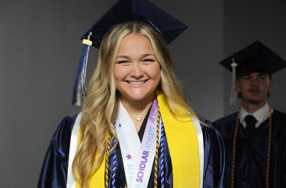 student graduating 