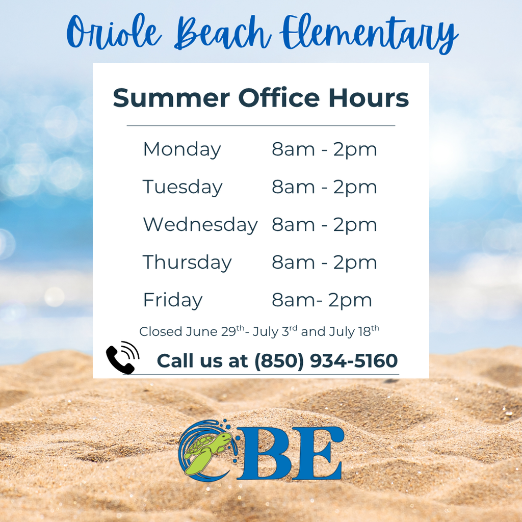 OBE Summer Office Hours