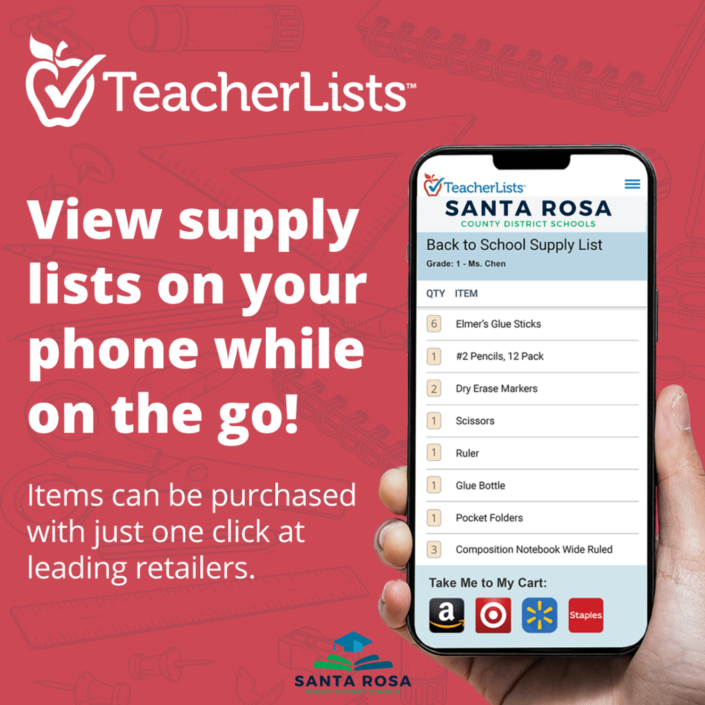 Shop School Supply Lists