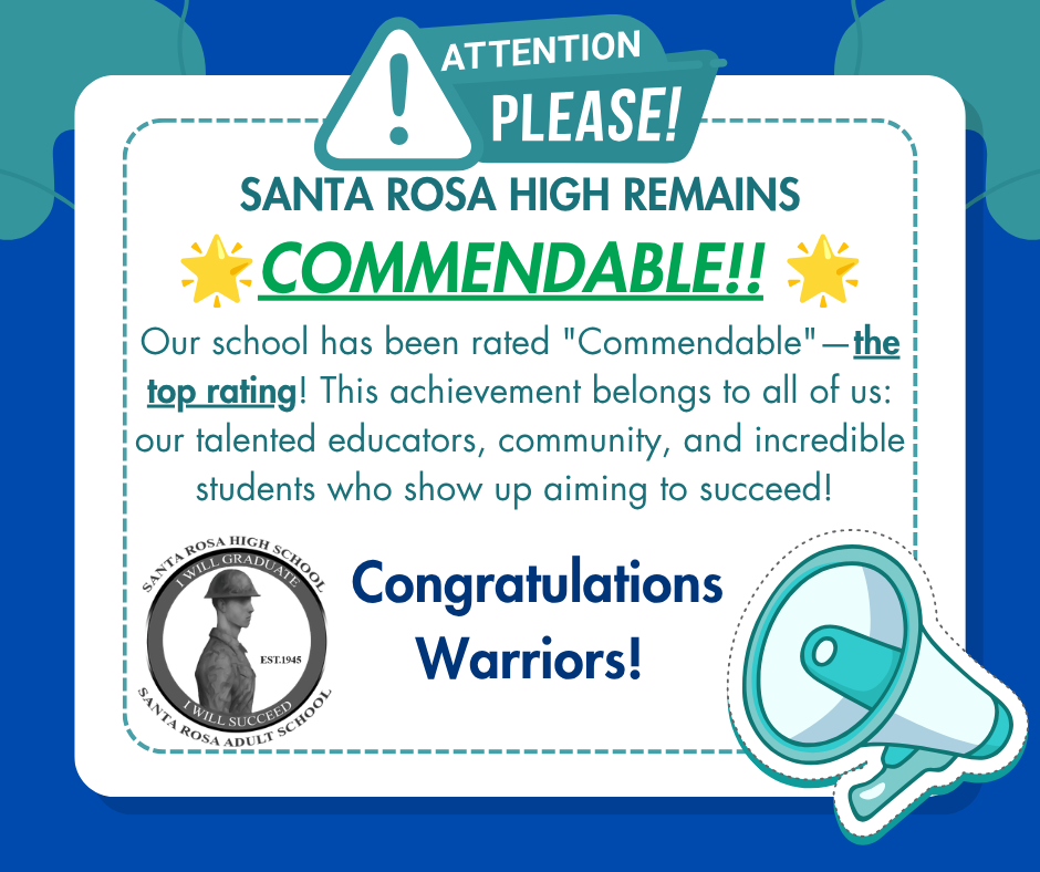 SRHS Commendable 25-26