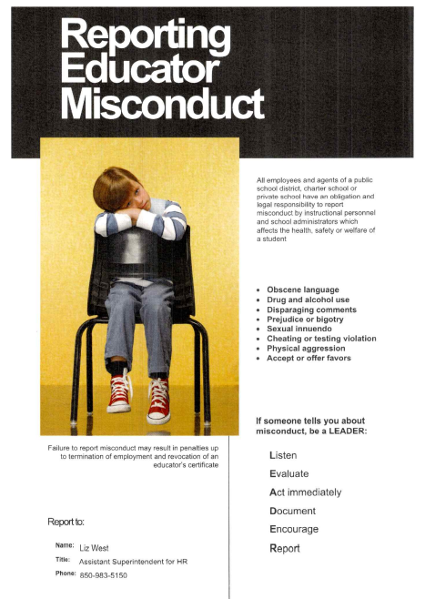 report educator misconduct