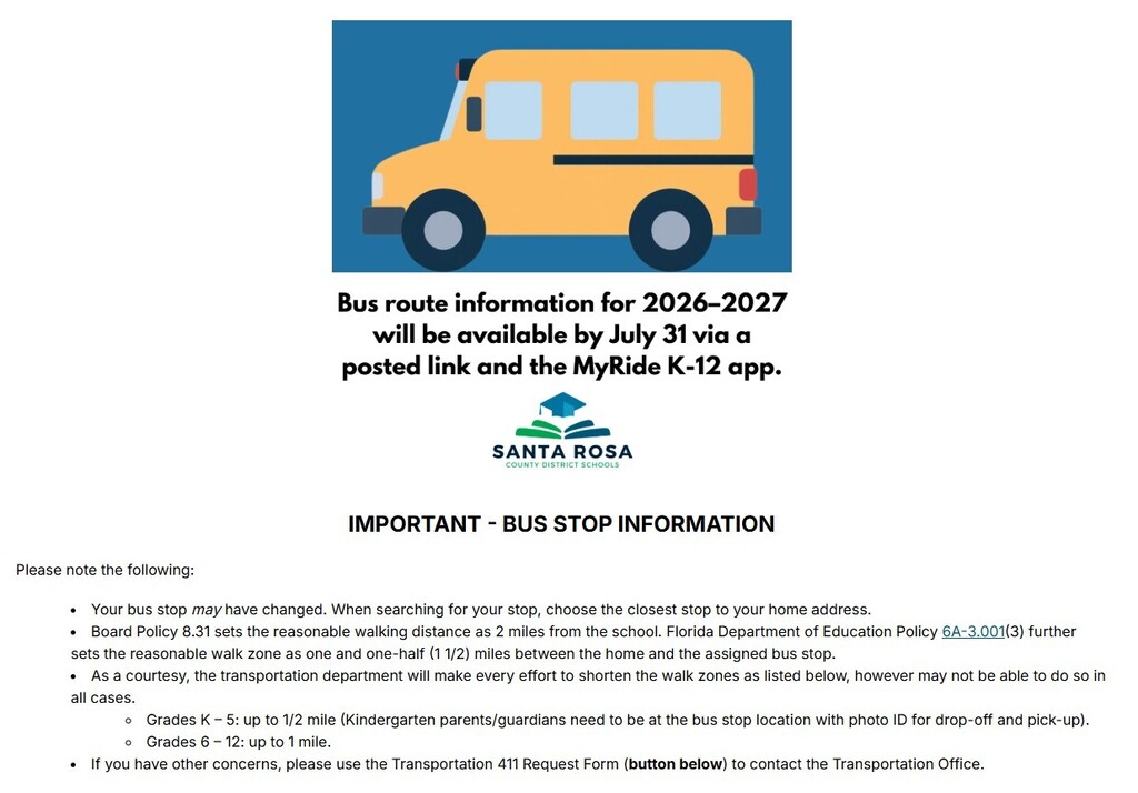Back to School Info 26-27