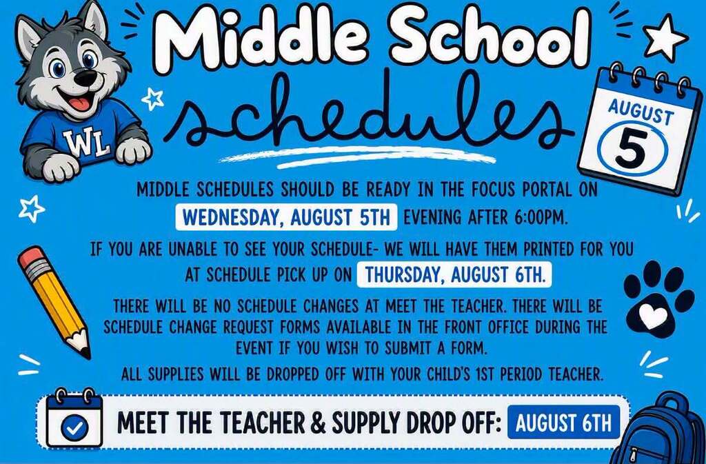 Schedules