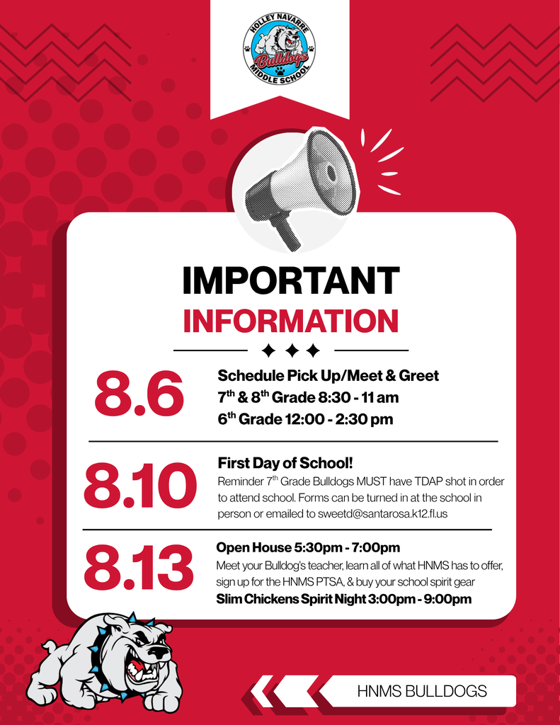 Important Dates
