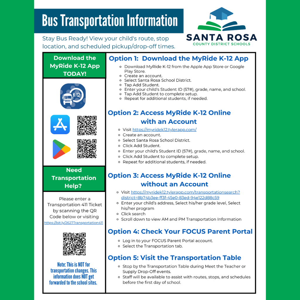 Transportation Flyer