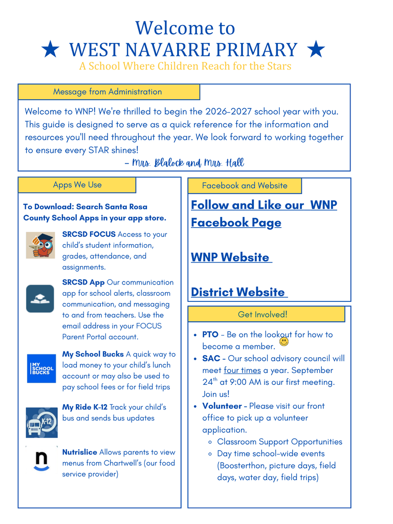 Back to School Resources