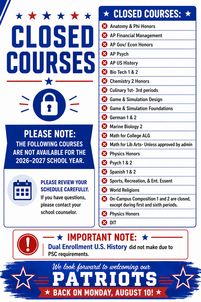 closed courses