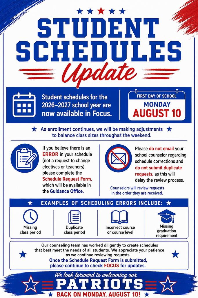 Schedules