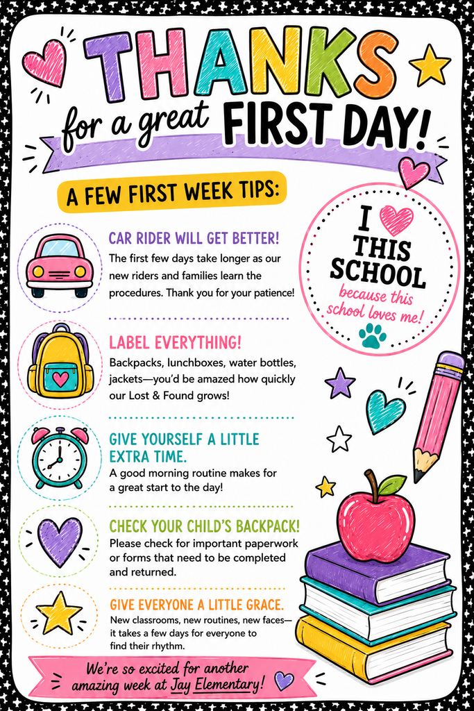 first week tips