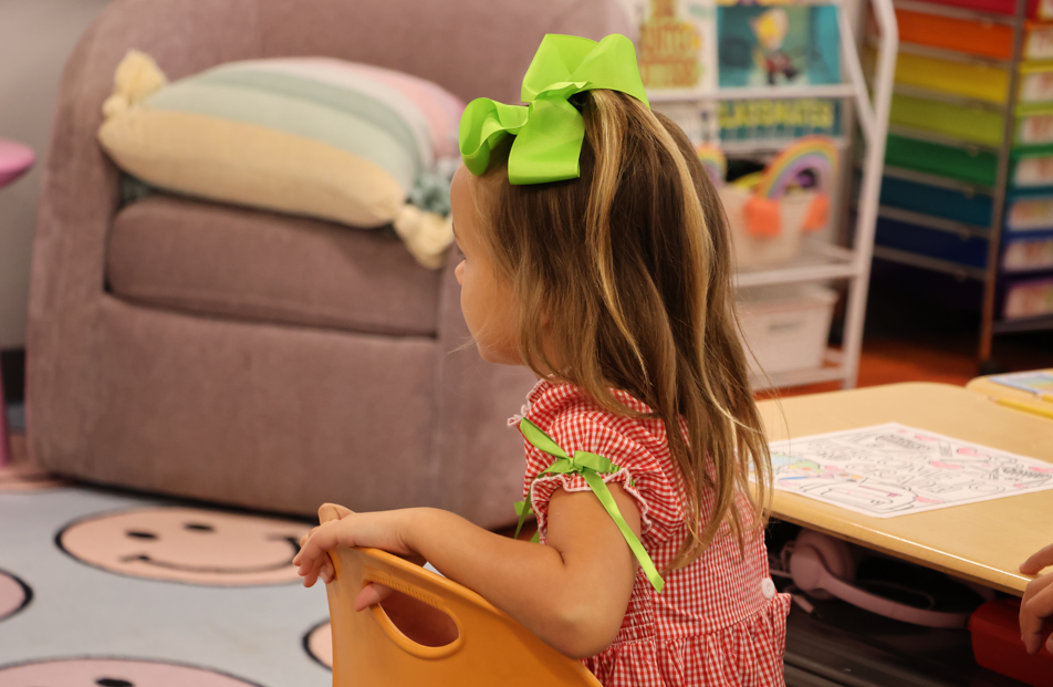 2nd Grader Listening