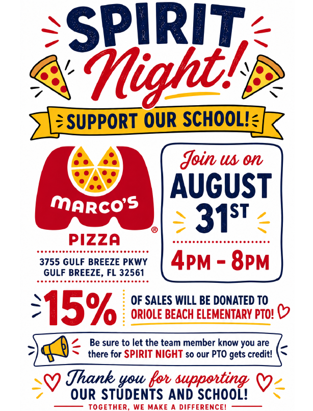 Spirit Night Marcos