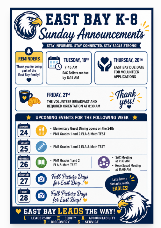 Sunday Announcements