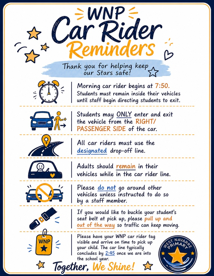 WNP Car Rider Reminders 
