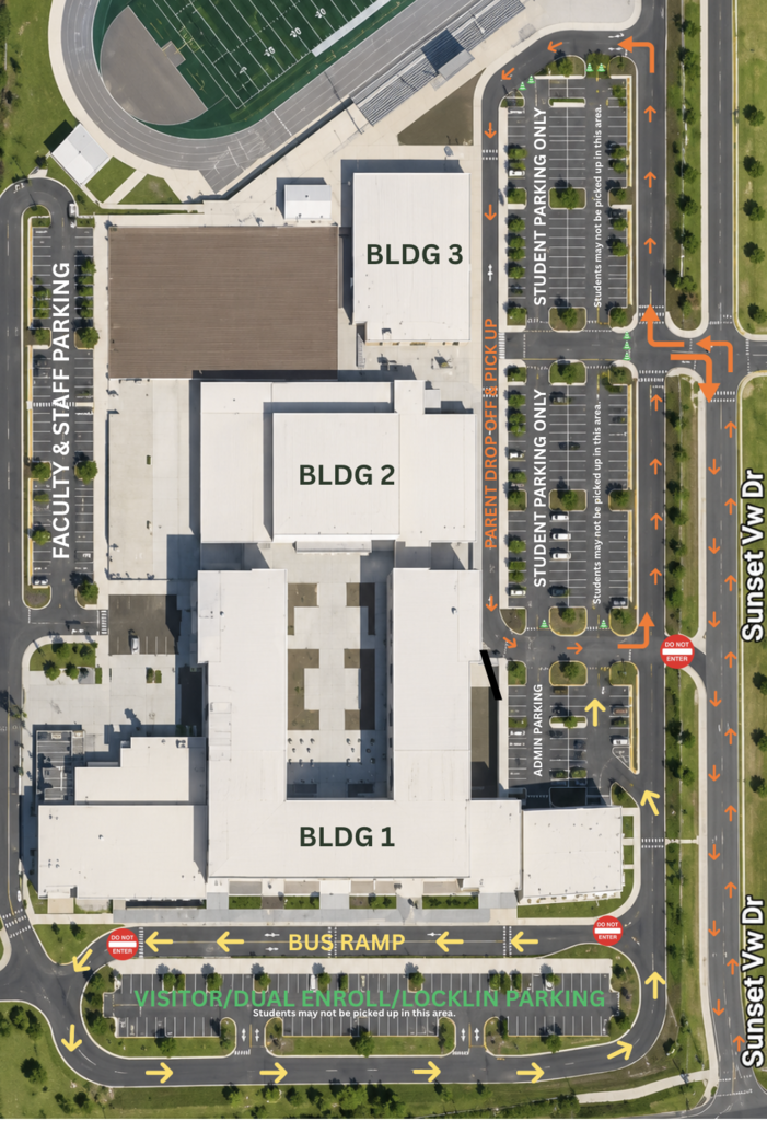 arrival & dismissal map