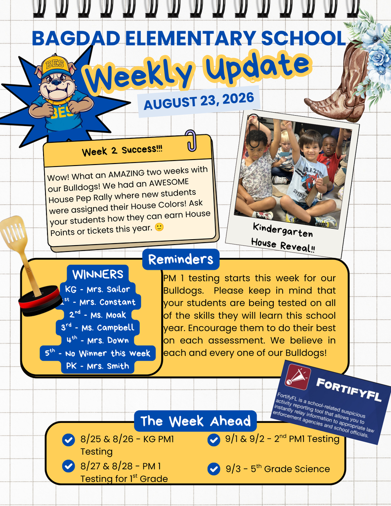 Weekly Newsletter 8-23