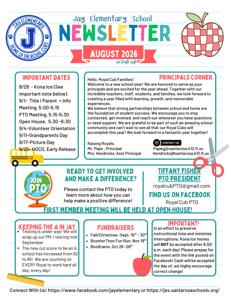 August Newsletter