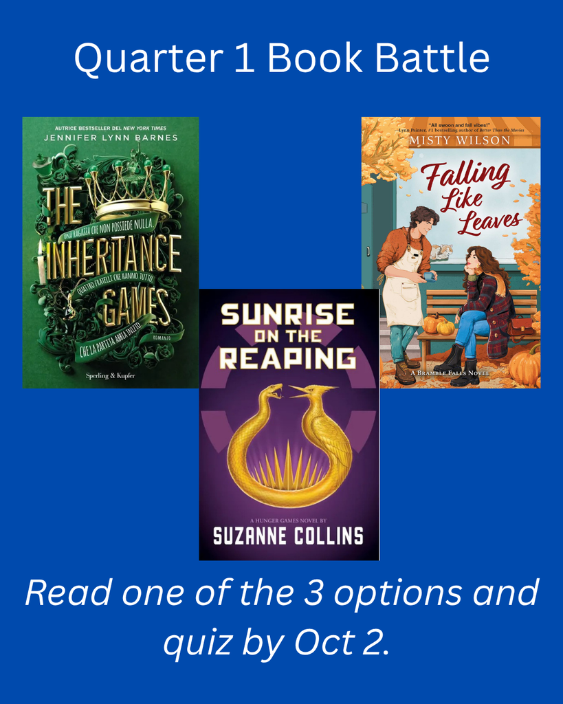 Quarter 1 Book Battle