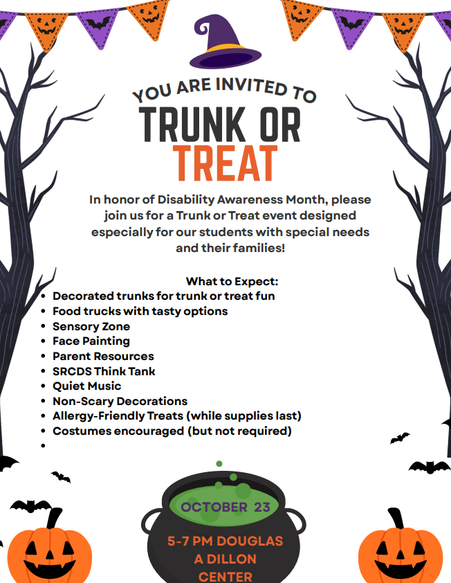 Trunk or Treat - October 23 5-7p.m.