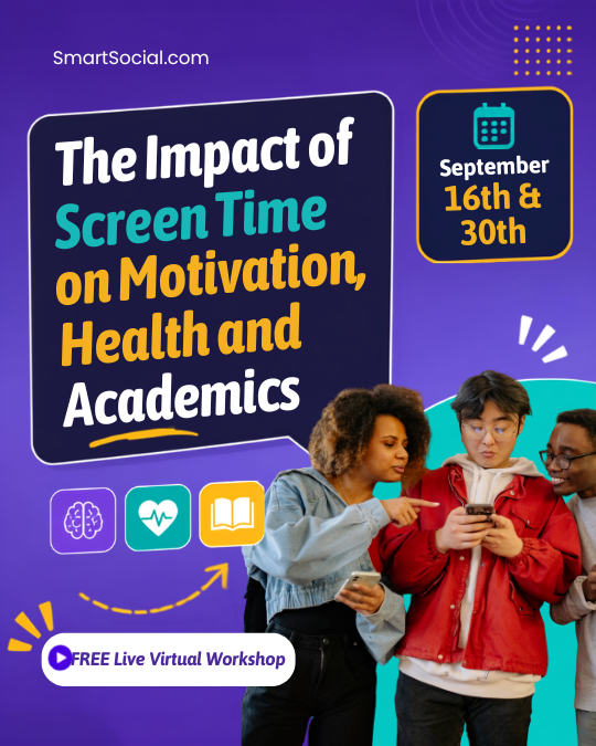 Impact of Screen Time on Motivation, Health and Academics - September 16 and 30