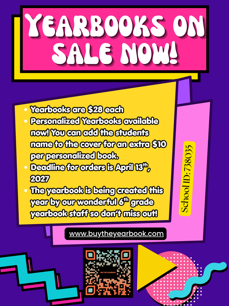 yearbook annoncement