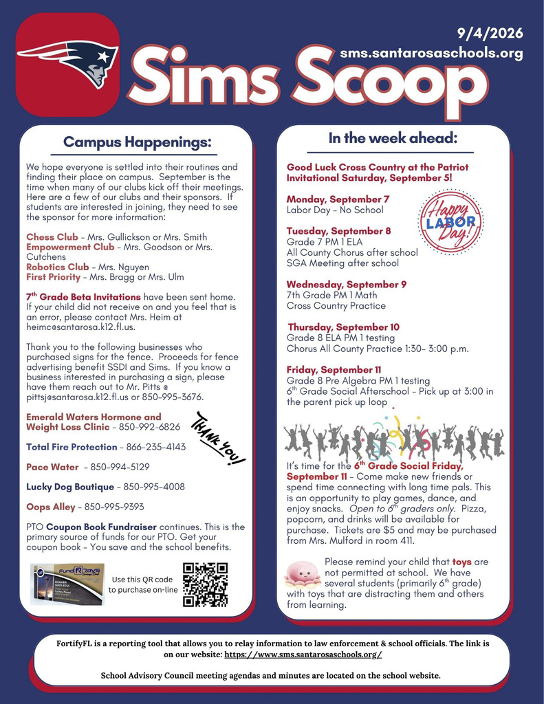 The week of September 7-11