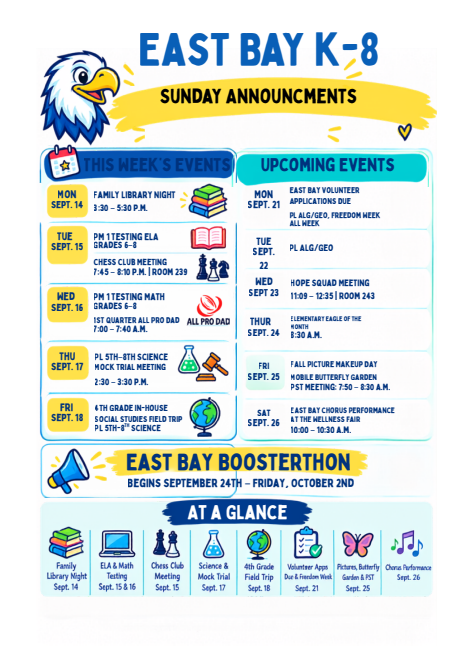 Sunday Announcements
